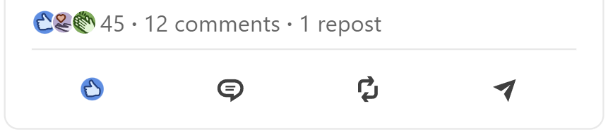 Viral LinkedIn post created with personalized AI assistant